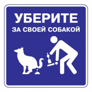 Уберите за своей собакой!